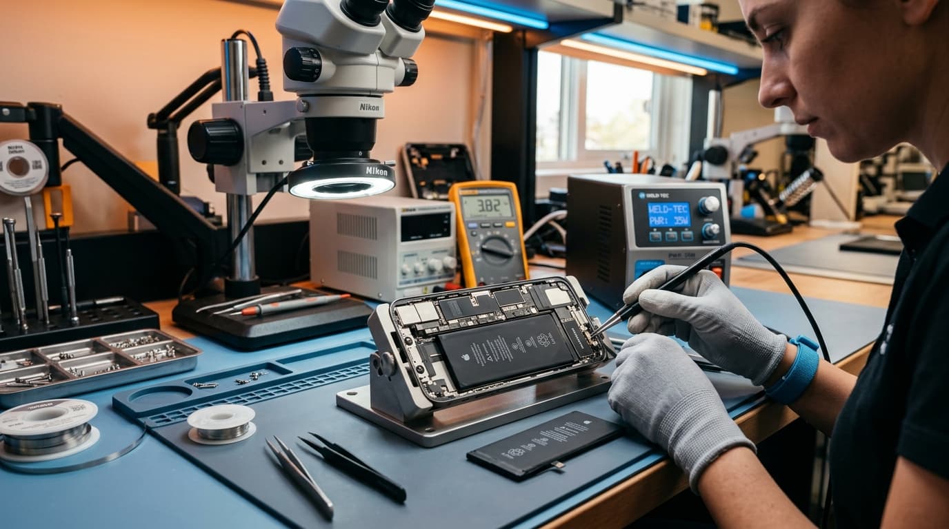 iPhone Battery Replacement in Bangalore: BMS Spot-Welding Guide (2026)